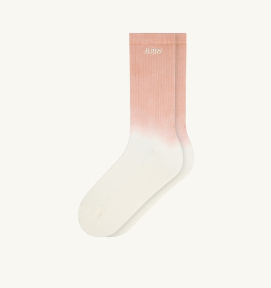 AUTRY Woman|Man TIE-DYE SOCKS WITH EMBROIDERED LOGO UNISEX