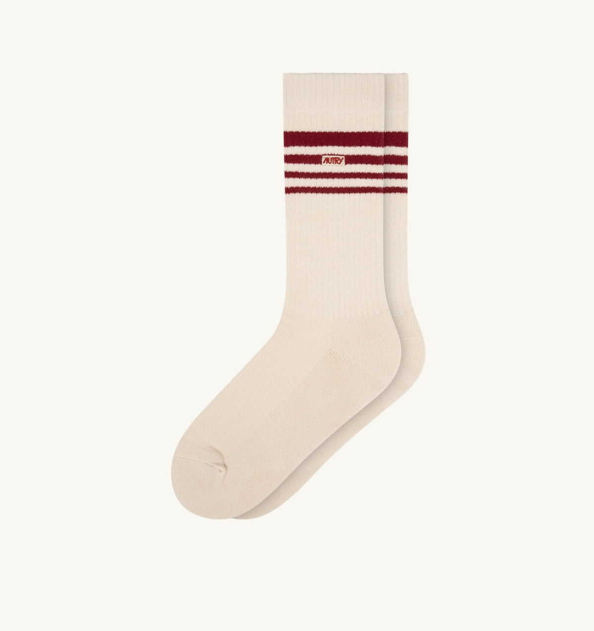 AUTRY Woman|Man JACQUARD SOCKS WITH LOGO AND STRIPES UNISEX