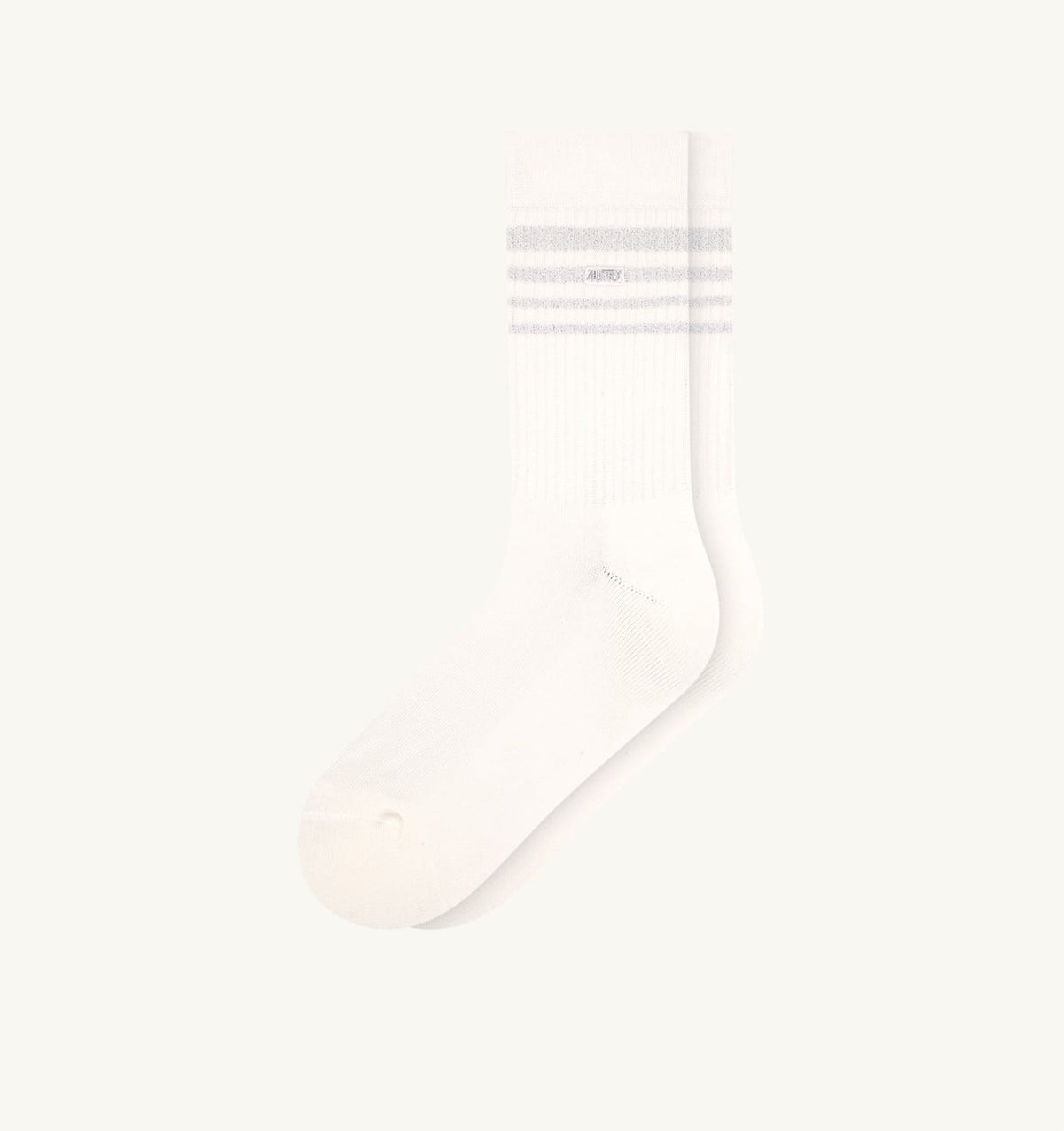 AUTRY Woman|Man LUREX JACQUARD SOCKS WITH LOGO AND STRIPES UNISEX