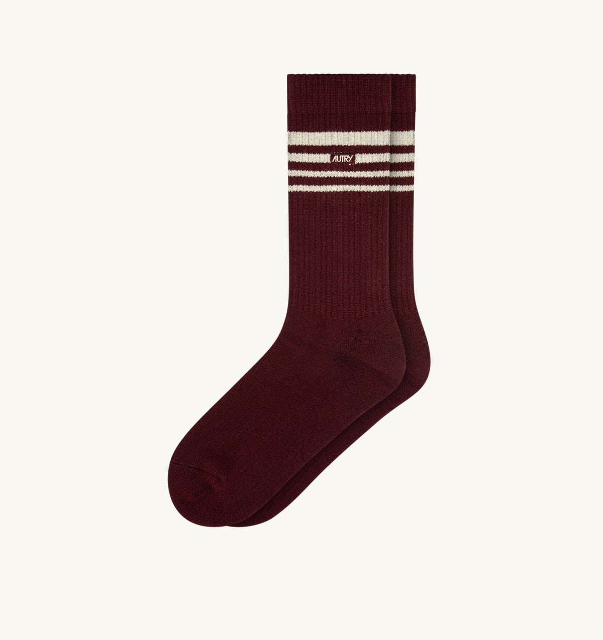 AUTRY Woman|Man SOCKS WITH EMBROIDERED LOGO AND STRIPES UNISEX