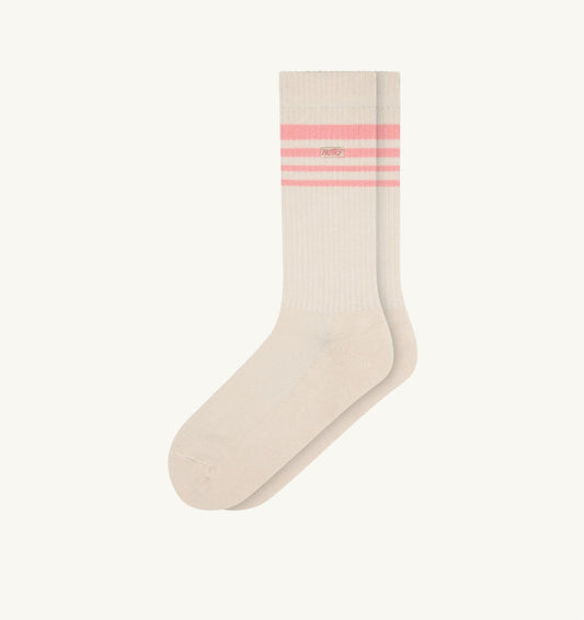 AUTRY Woman|Man SOCKS WITH EMBROIDERED LOGO AND STRIPES UNISEX