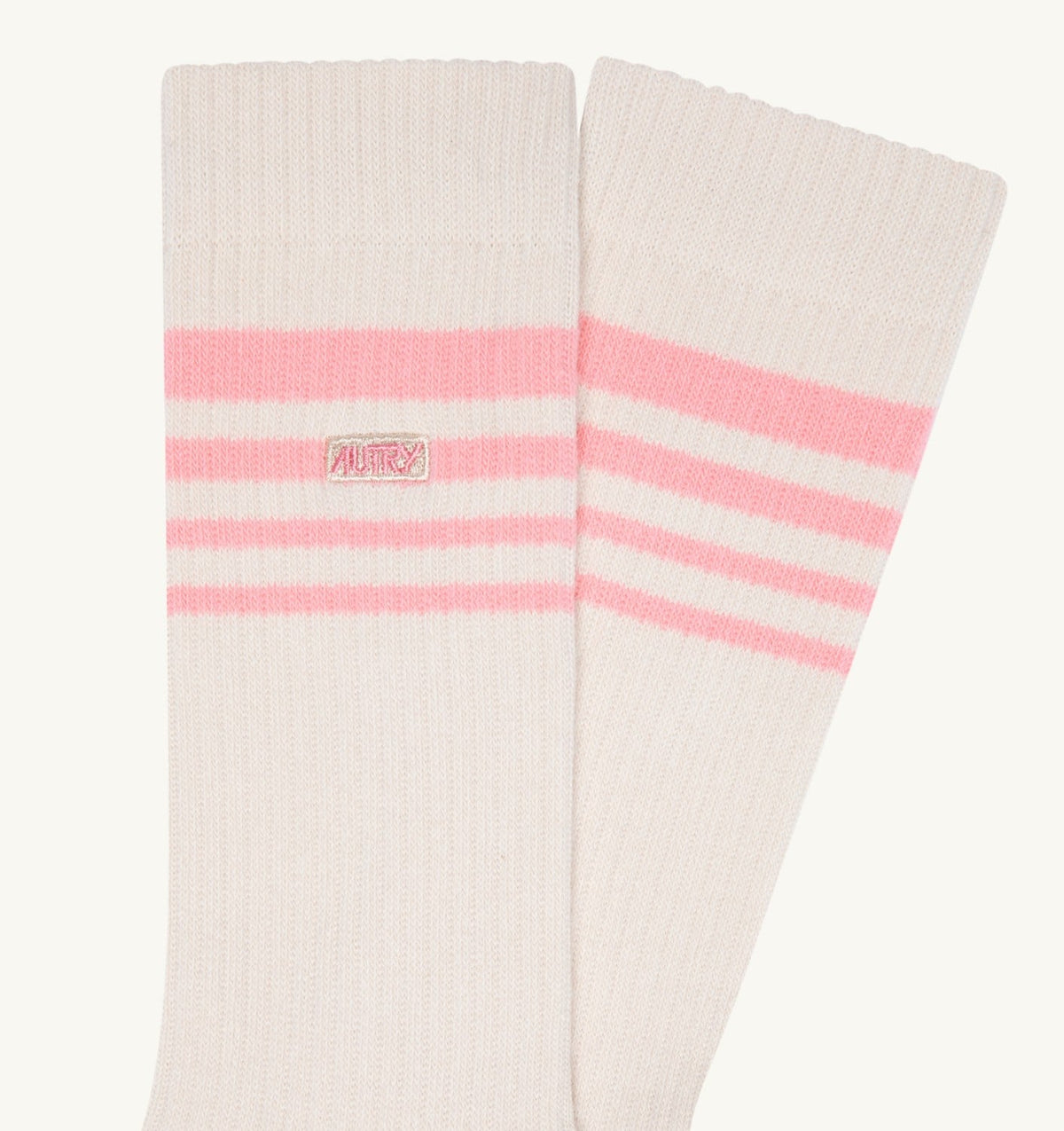 AUTRY Woman|Man SOCKS WITH EMBROIDERED LOGO AND STRIPES UNISEX
