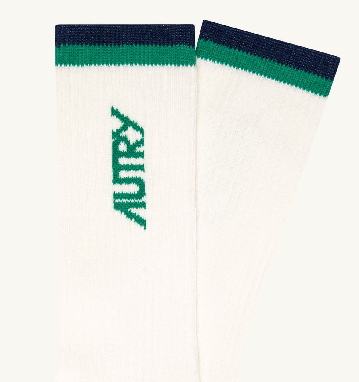 AUTRY Woman|Man JACQUARD SOCKS WITH LOGO AND STRIPES UNISEX
