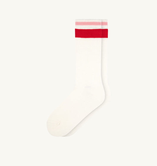 AUTRY Woman|Man SOCKS WITH LOGO AND STRIPES UNISEX