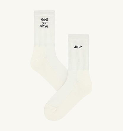 AUTRY Woman|Man 'GAME SET MATCH!' SOCKS UNISEX