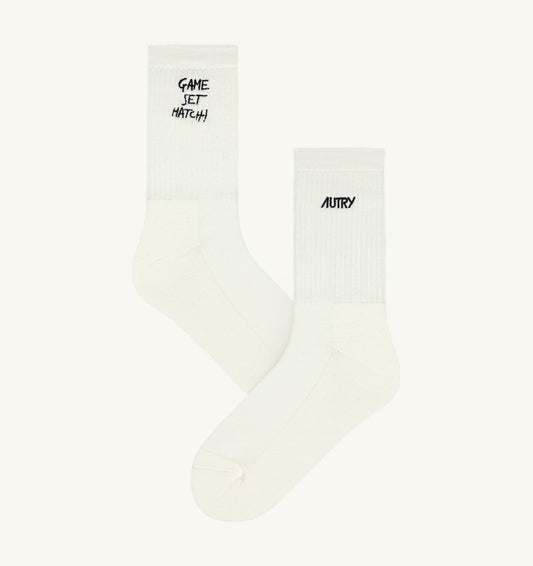 AUTRY Woman|Man 'GAME SET MATCH!' SOCKS UNISEX