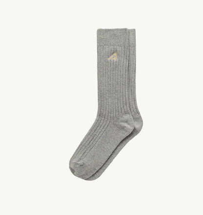 AUTRY Woman|Man RIBBED EMBROIDERED LOGO SOCK UNISEX