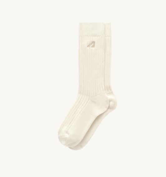 AUTRY Woman|Man RIBBED EMBROIDERED LOGO SOCK UNISEX