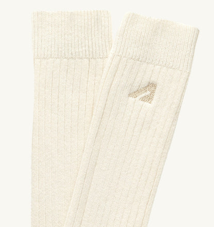 AUTRY Woman|Man RIBBED EMBROIDERED LOGO SOCK UNISEX