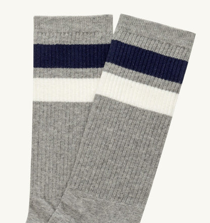 AUTRY Woman|Man STRIPED JACQUARD LOGO SOCK UNISEX