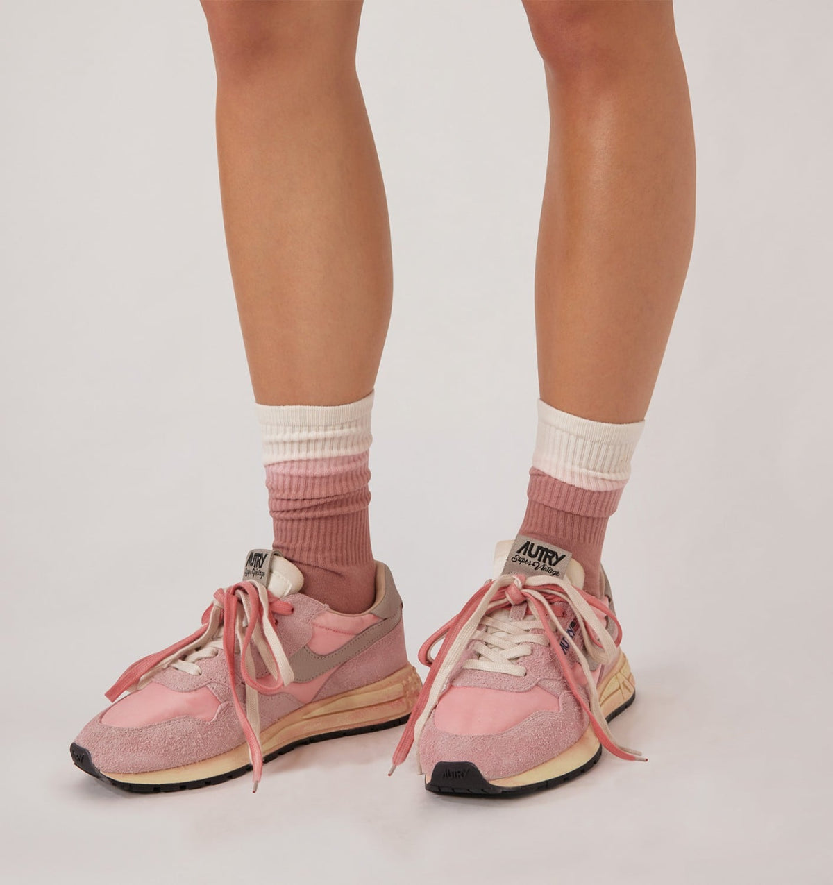 AUTRY Woman|Man TIE-DYE SOCKS WITH EMBROIDERED LOGO UNISEX