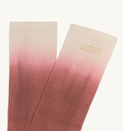 AUTRY Woman|Man TIE-DYE SOCKS WITH EMBROIDERED LOGO UNISEX