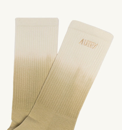 AUTRY Woman|Man TIE-DYE SOCKS WITH EMBROIDERED LOGO UNISEX