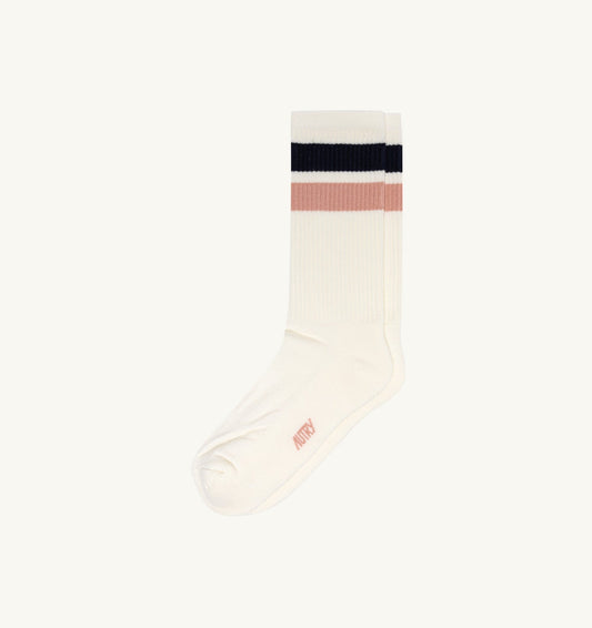 AUTRY Woman|Man STRIPED JACQUARD LOGO SOCKS UNISEX