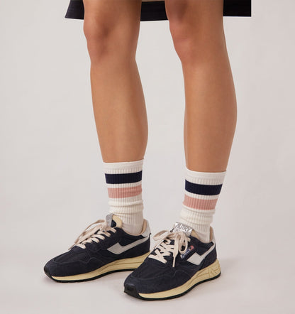 AUTRY Woman|Man STRIPED JACQUARD LOGO SOCKS UNISEX