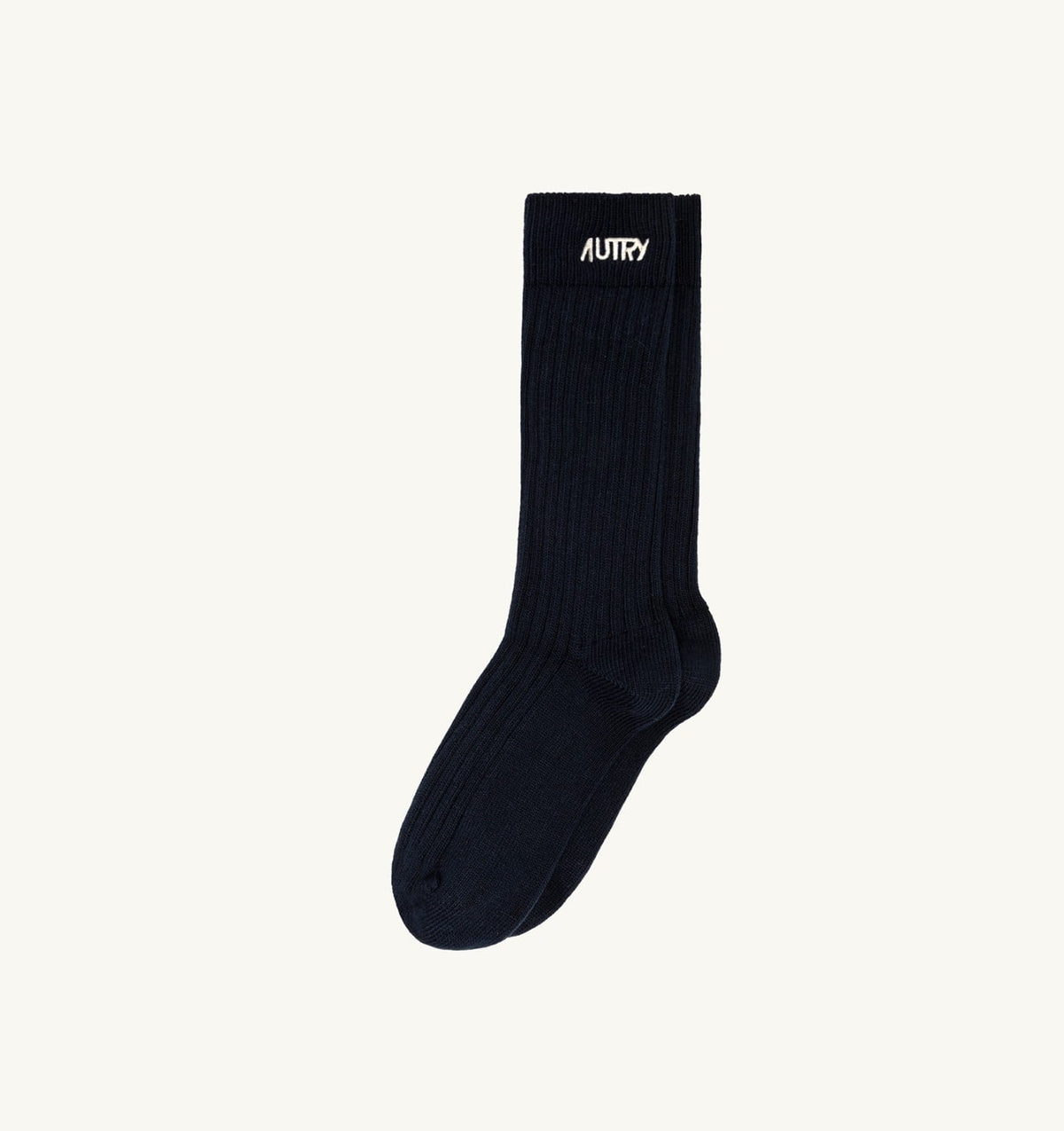AUTRY Woman|Man RIBBED SOCKS WITH EMBROIDERED LOGO UNISEX