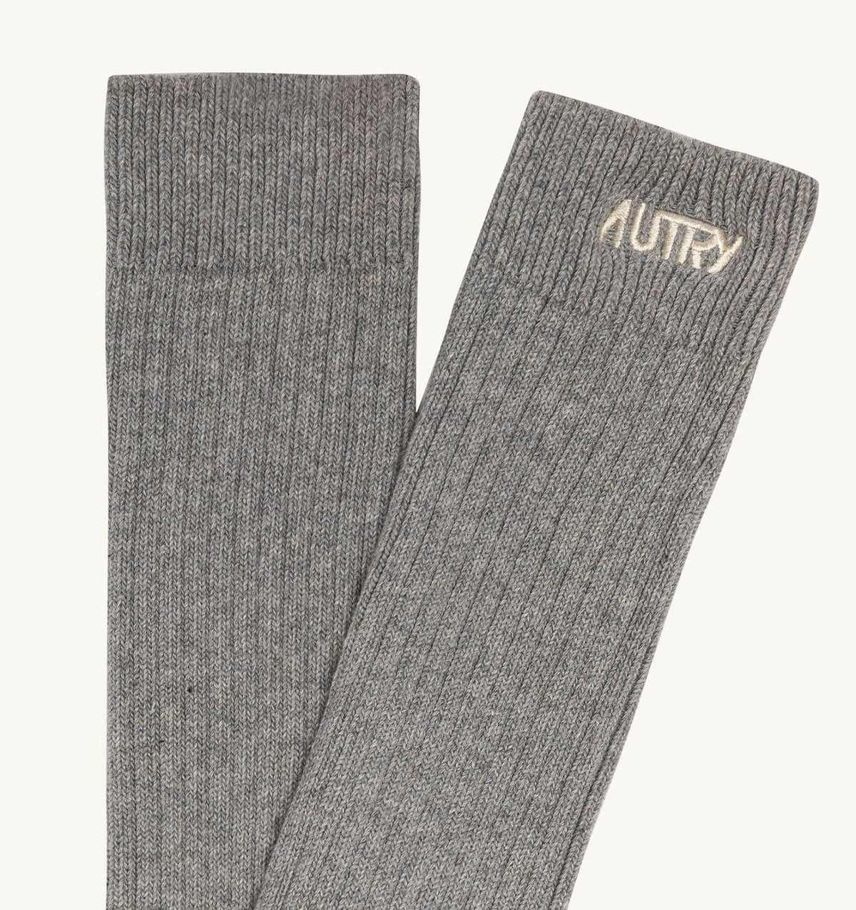 AUTRY Woman|Man RIBBED SOCKS WITH EMBROIDERED LOGO UNISEX