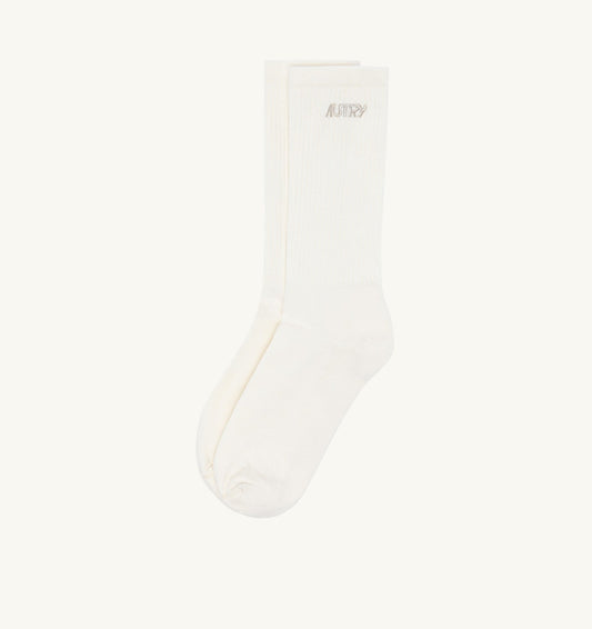 AUTRY Woman COTTON TERRY SOCKS WITH LUREX LOGO