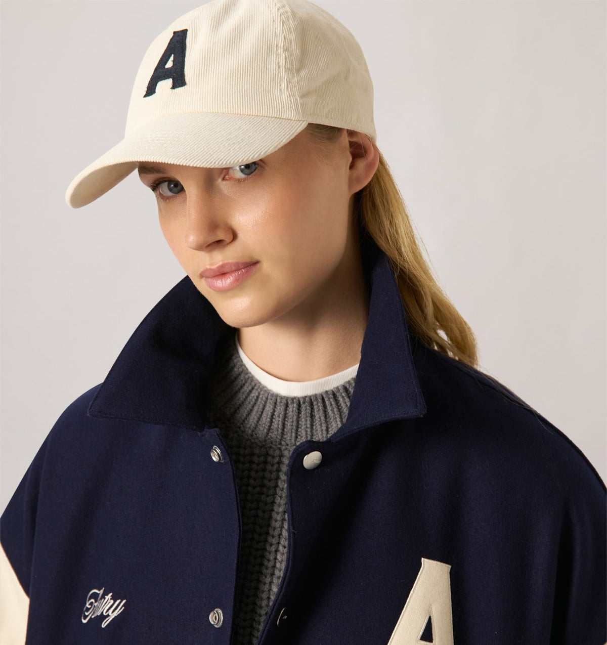 AUTRY Woman|Man CORDUROY BASEBALL CAP WITH LOGO UNISEX