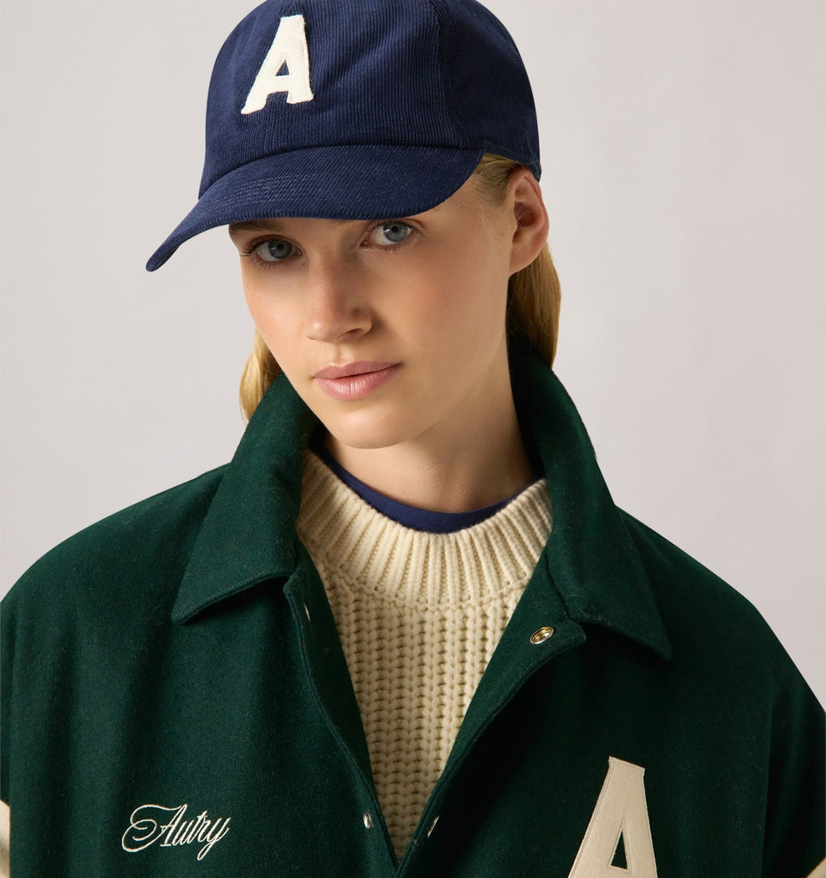 AUTRY Woman|Man CORDUROY BASEBALL CAP WITH LOGO UNISEX