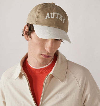 AUTRY Woman|Man BI-COLOR BASEBALL CAP WITH EMBROIDERY LOGO UNISEX