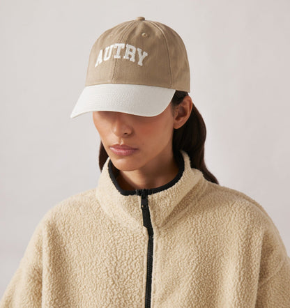 AUTRY Woman|Man BI-COLOR BASEBALL CAP WITH EMBROIDERY LOGO UNISEX