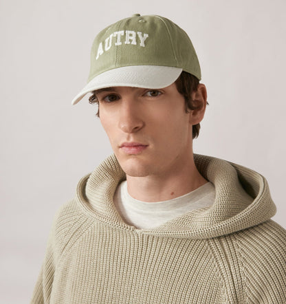 AUTRY Woman|Man BI-COLOR BASEBALL CAP WITH EMBROIDERY LOGO UNISEX