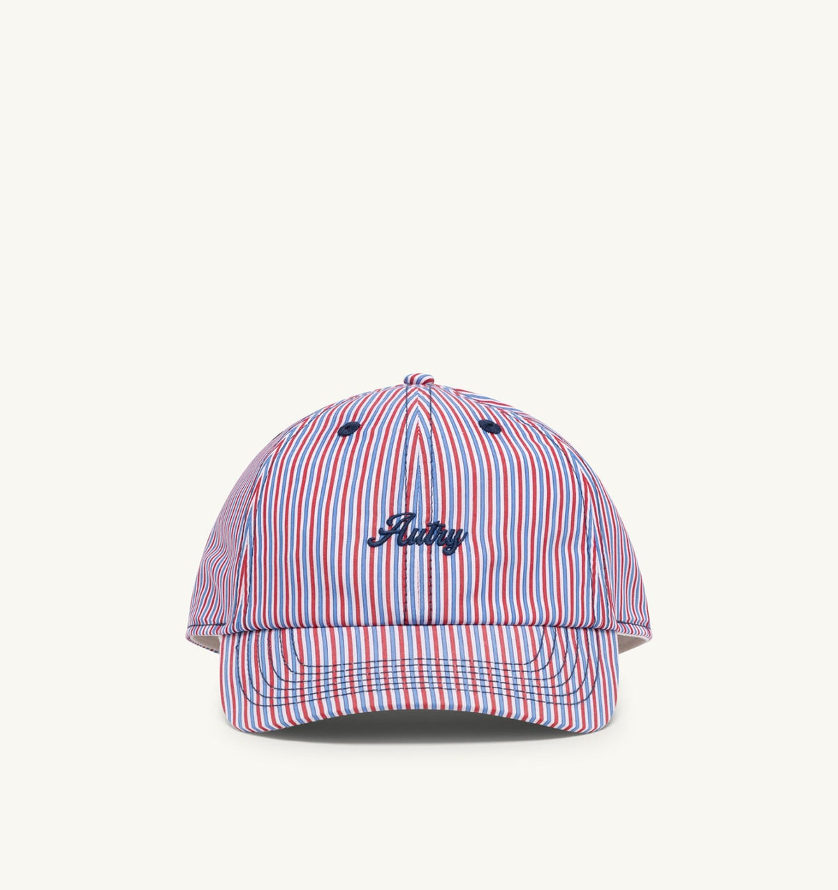 AUTRY Woman|Man BASEBALL CAP IN STRIPED COTTON UNISEX
