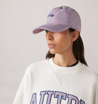 AUTRY Woman|Man BASEBALL CAP IN STRIPED COTTON UNISEX
