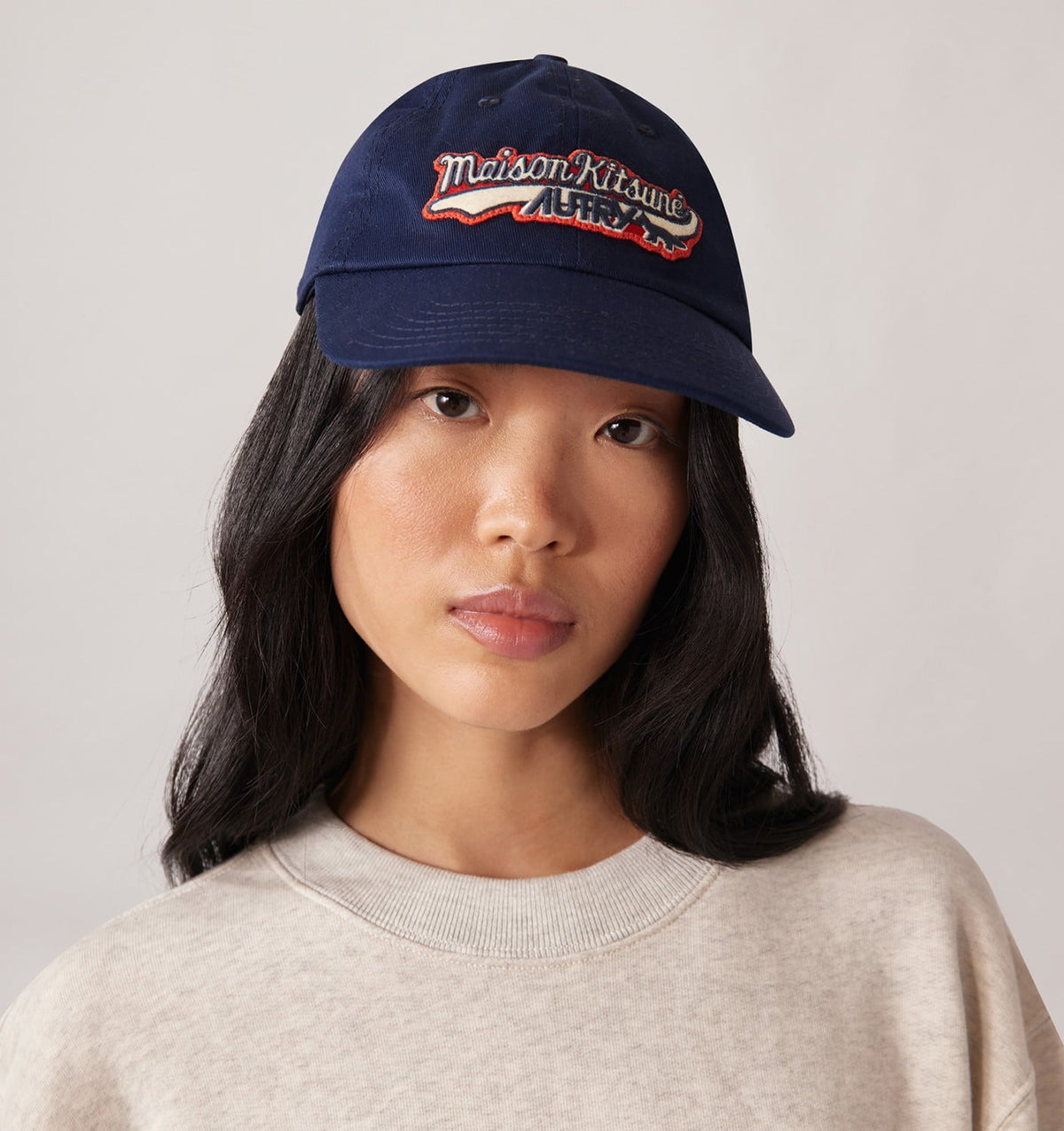 AUTRY Woman|Man AUTRY 'MAISON KITSUNÉ' LOGO BASEBALL CAP UNISEX