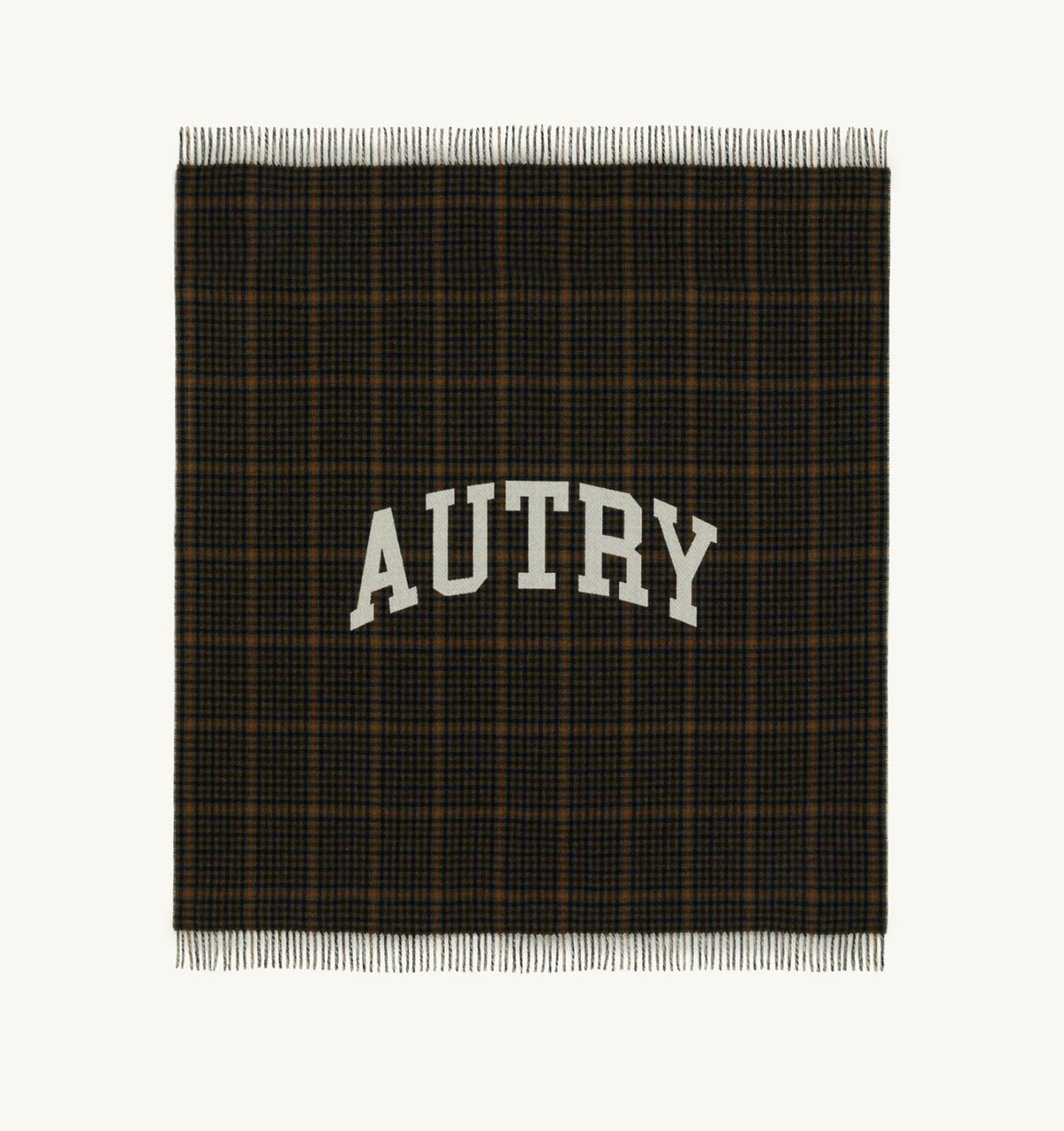 AUTRY Woman|Man CHECKED BLANKET WITH MAXI LOGO UNISEX