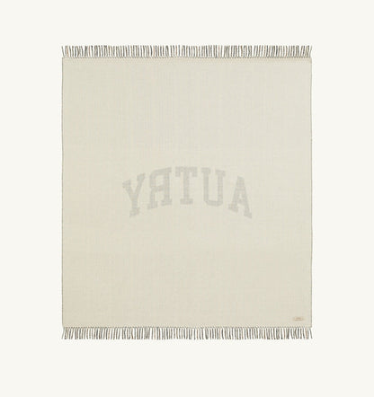 AUTRY Woman|Man CHECKED BLANKET WITH MAXI LOGO UNISEX