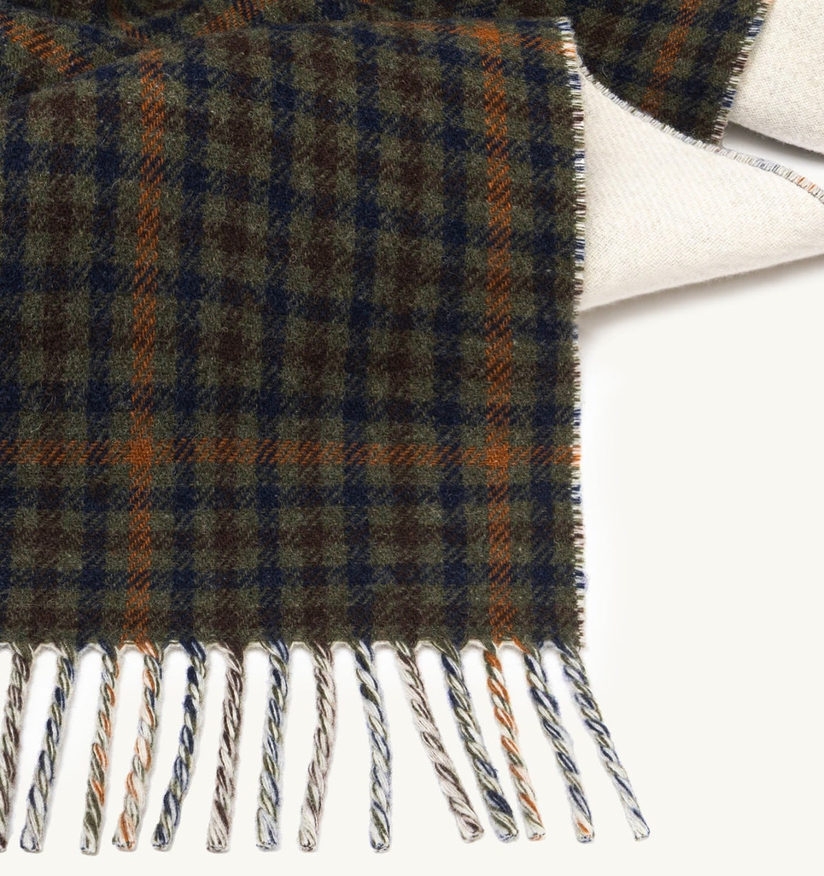 AUTRY Woman|Man CHECKED BLANKET WITH MAXI LOGO UNISEX