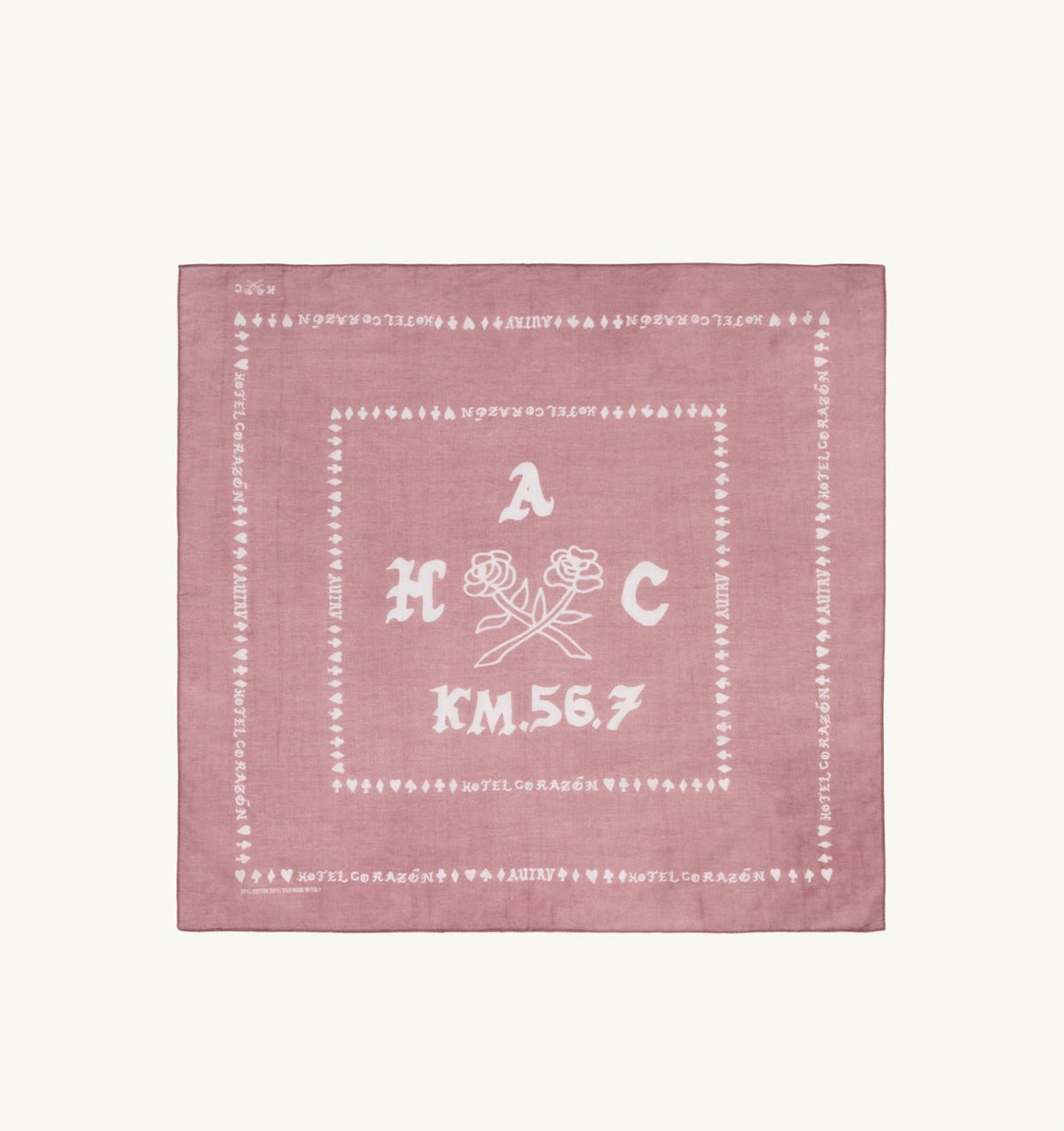 AUTRY Woman|Man 'HOTEL CORAZÓN' FOULARD SCARF UNISEX