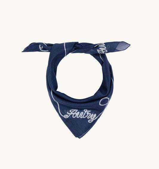 AUTRY Woman|Man FOULARD SCARF IN COTTON AND SILK UNISEX