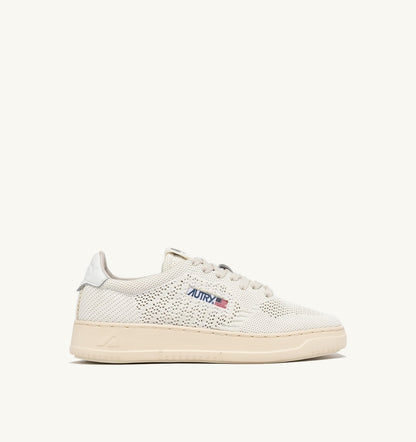 AUTRY Man MEDALIST EASEKNIT LOW SNEAKERS IN KNIT COLOR IVORY