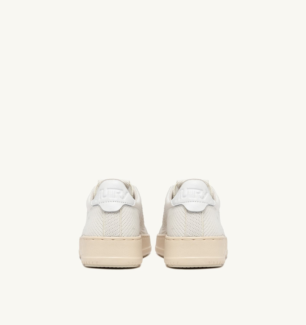 AUTRY Man MEDALIST EASEKNIT LOW SNEAKERS IN KNIT COLOR IVORY