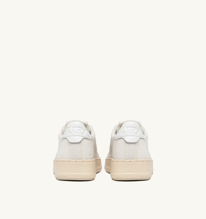 AUTRY Man MEDALIST EASEKNIT LOW SNEAKERS IN KNIT COLOR IVORY
