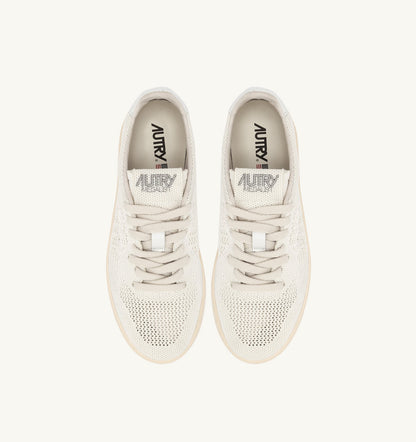 AUTRY Man MEDALIST EASEKNIT LOW SNEAKERS IN KNIT COLOR IVORY