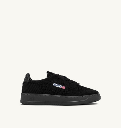 AUTRY Man MEDALIST EASEKNIT LOW SNEAKERS IN BLACK KNIT
