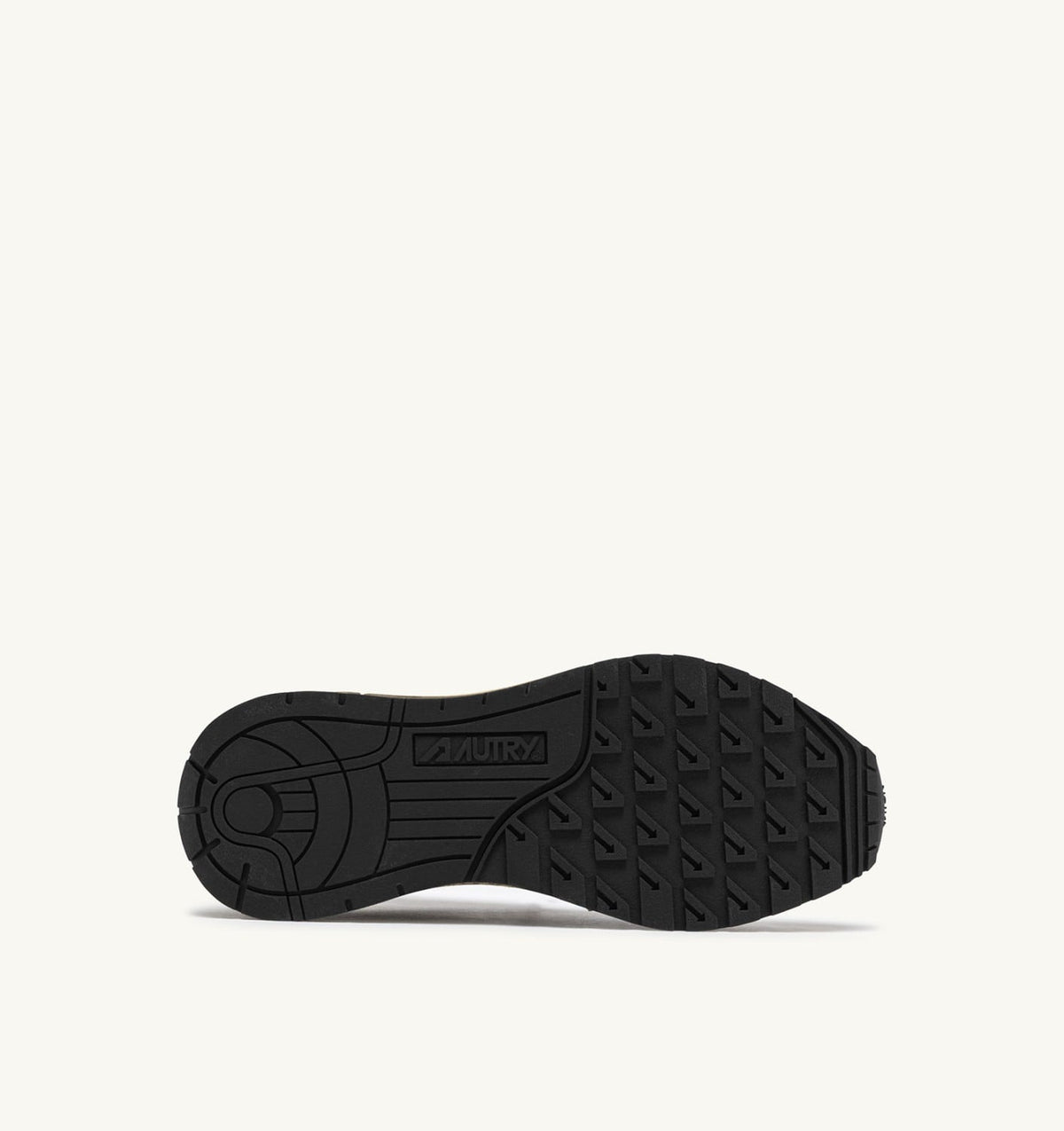 AUTRY Man REELWIND SUPER VINTAGE SNEAKERS IN WHITE AND BLACK SUEDE AND NYLON