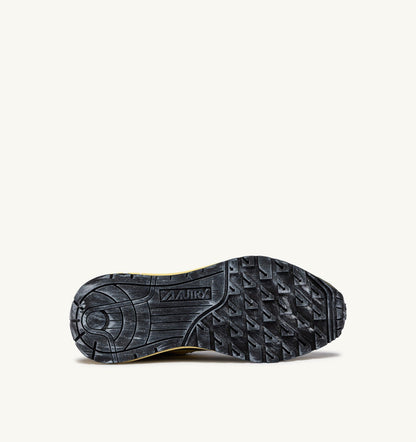 AUTRY Man REELWIND LOW SNEAKERS IN DEEP GREEN SUGAR AND QUINCE NYLON AND SUEDE