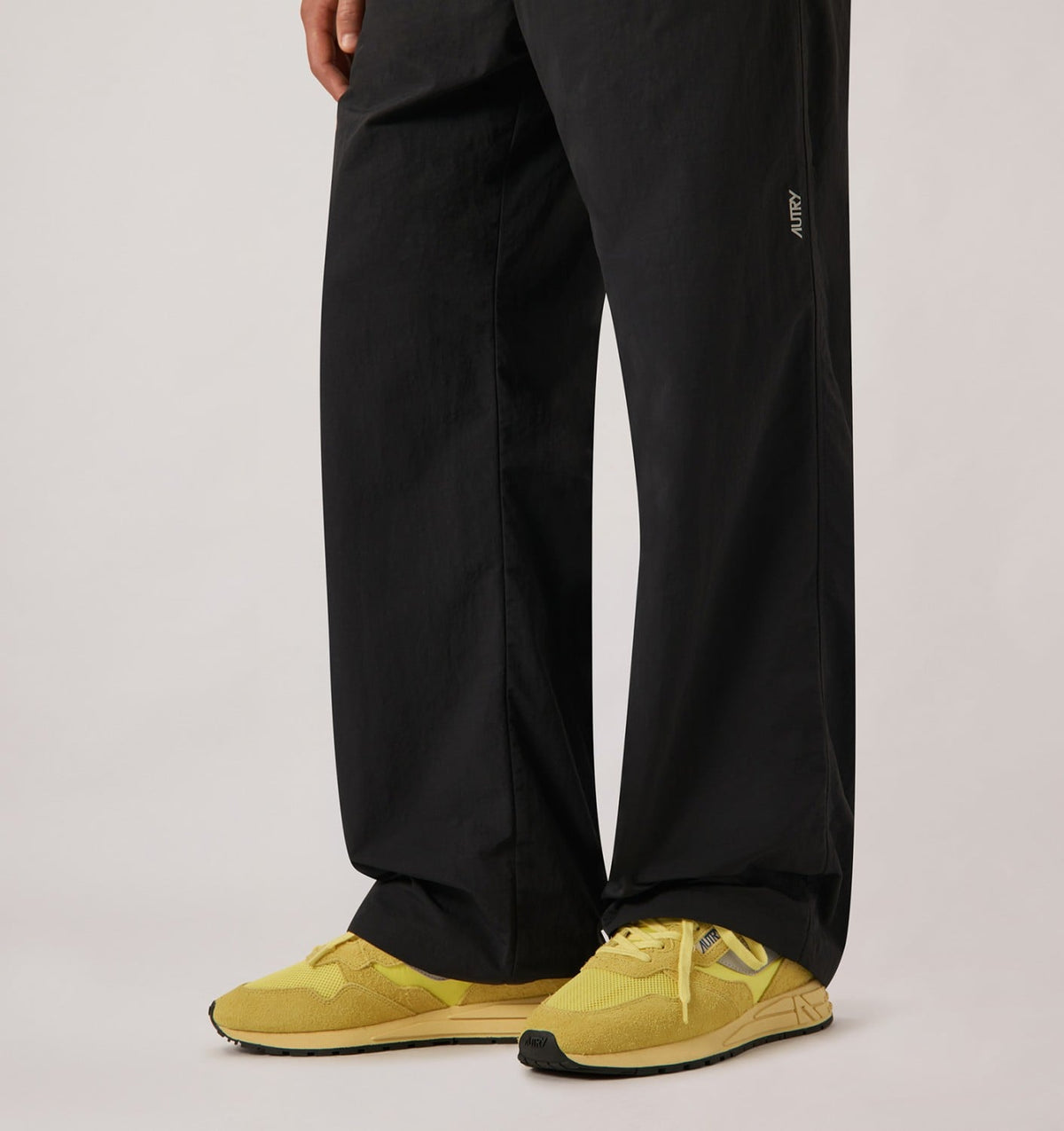 AUTRY Man REELWIND LOW SNEAKERS IN POPCORN AND VAPOR NYLON AND SUEDE