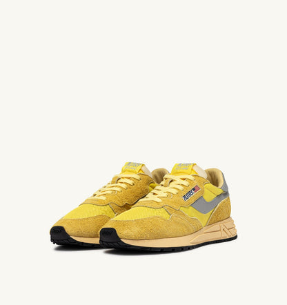 AUTRY Man REELWIND LOW SNEAKERS IN POPCORN AND VAPOR NYLON AND SUEDE