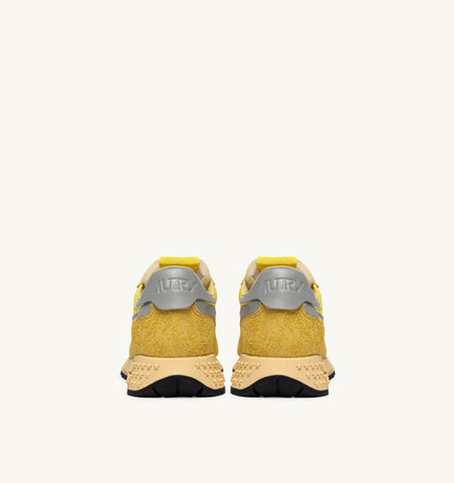 AUTRY Man REELWIND LOW SNEAKERS IN POPCORN AND VAPOR NYLON AND SUEDE