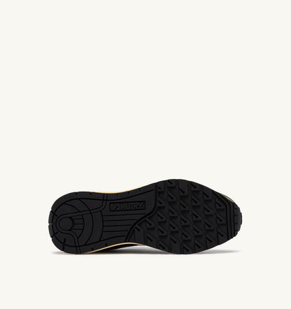 AUTRY Man REELWIND LOW SNEAKERS IN OLIVE NIGHT AND HARBOR MIST NYLON AND SUEDE
