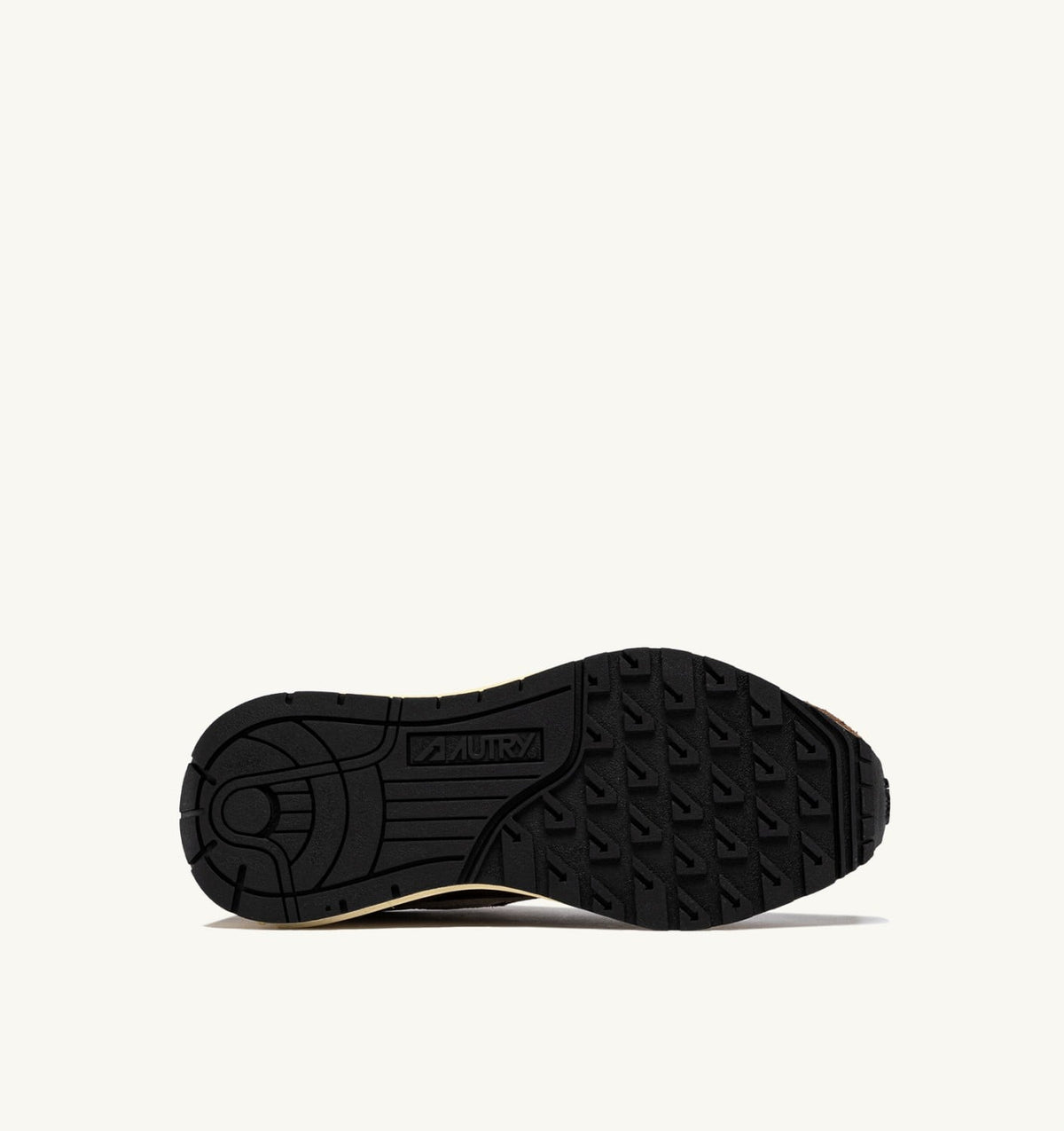 AUTRY Man REELWIND LOW SNEAKERS IN WHITE AND TUNDRA NYLON AND SUEDE