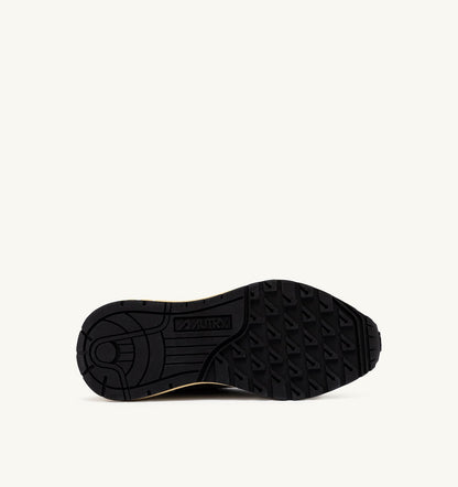 AUTRY Man REELWIND LOW SNEAKERS IN SAND SUEDE AND REFLECTIVE NYLON