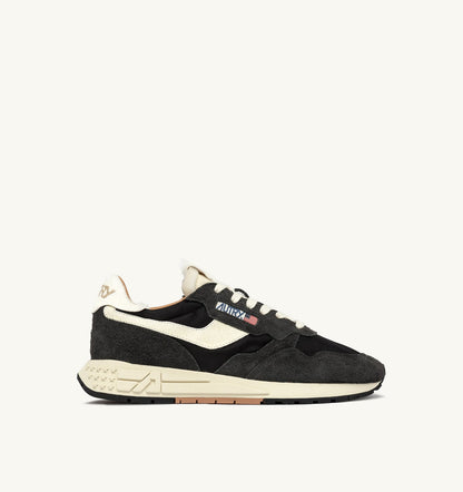 AUTRY Man REELWIND LOW SNEAKERS IN NYLON AND SUEDE COLOR PEAT AND NUT