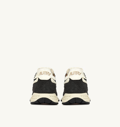 AUTRY Man REELWIND LOW SNEAKERS IN NYLON AND SUEDE COLOR PEAT AND NUT
